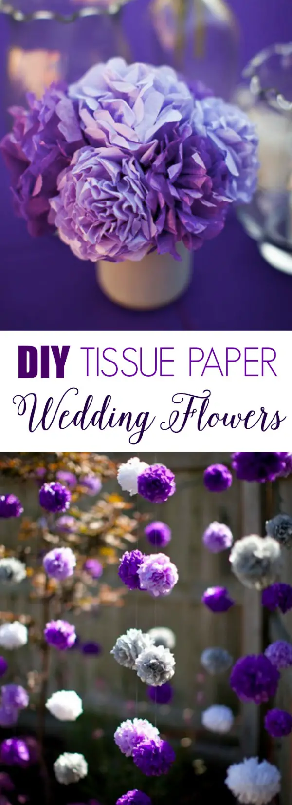 diy tissue paper wedding flowers