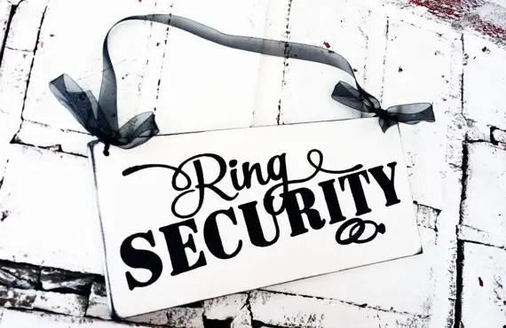 Weddings, Wedding Party, Ring Bearer, %22Ring Security%22 sign for Ring bearers to carry during wedding ceremony