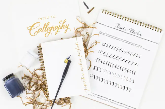 how to get started with calligraphy - laura hooper calligraphy starter kit
