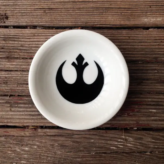 Ring Dish | Star Wars Wedding | Rebel Alliance | Engagement Gift | Jewelry Dish by Black Craft