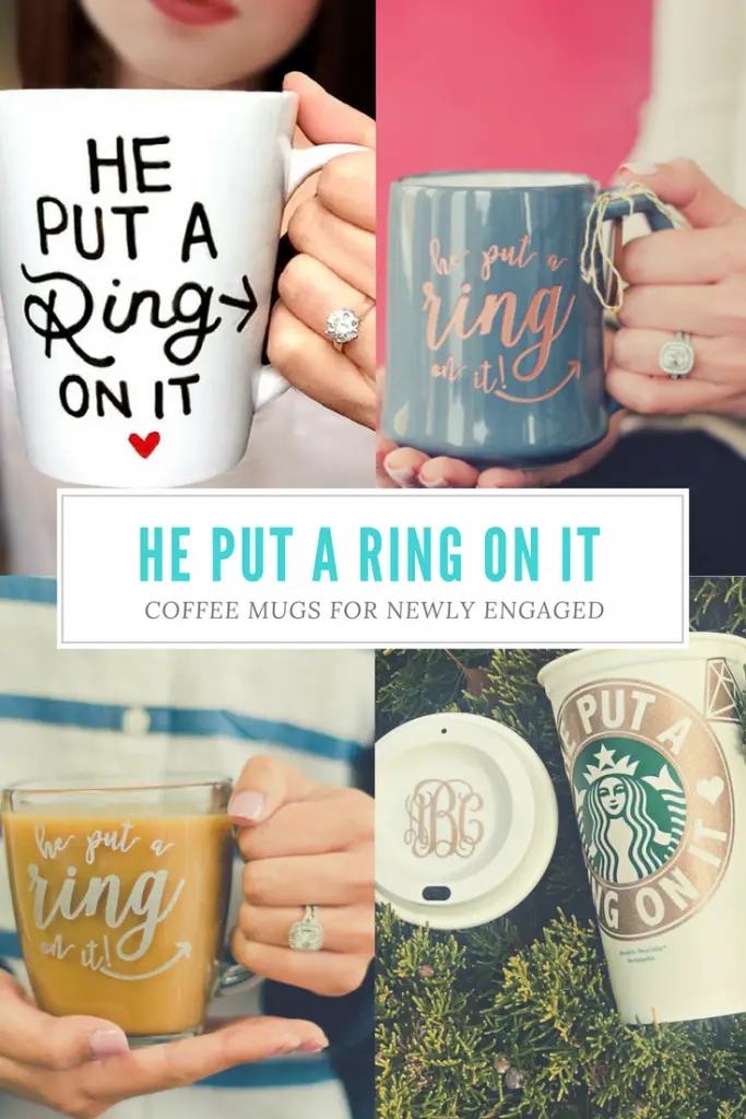 engagement coffee mugs