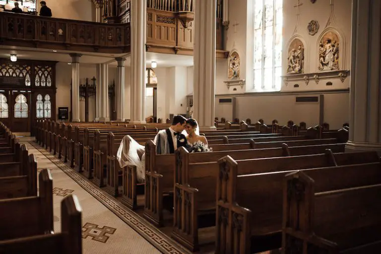 Couple In Church The Warmth Around You Memphis Wedding Photographer