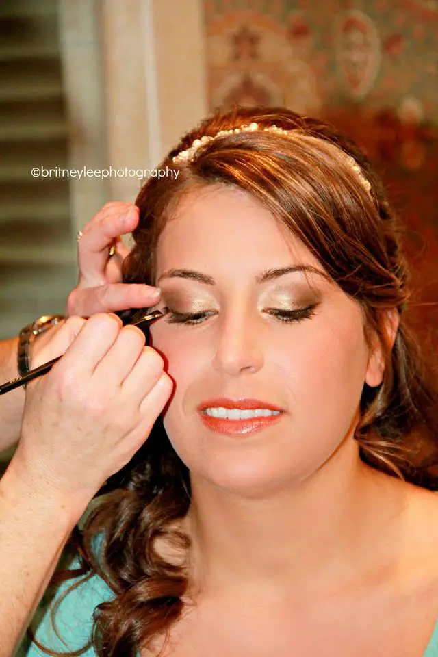 Memphis Wedding Makeup Artist Haley Moffitt bride Meghan