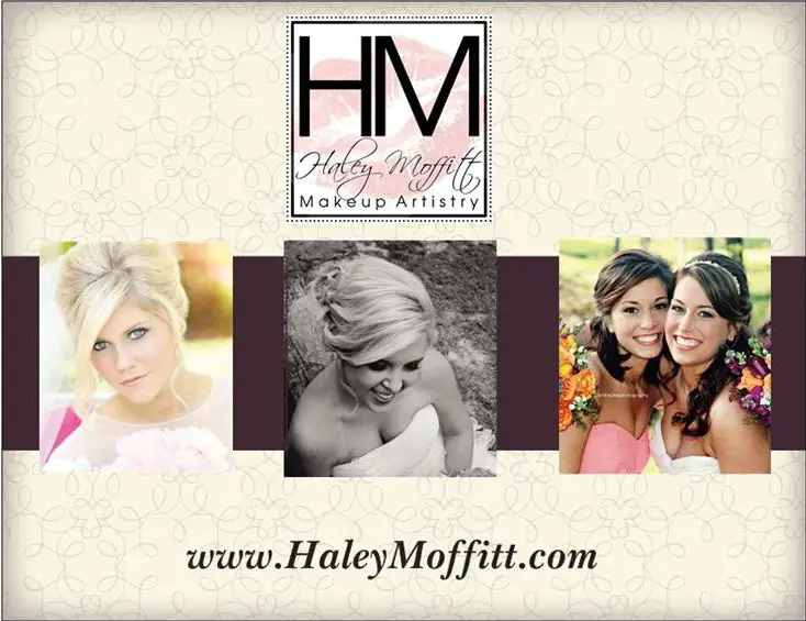 Memphis Wedding Makeup Artist Haley Moffitt postcard