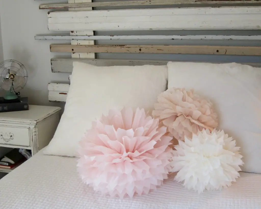 bridal tissue paper poms