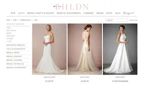 bhldn wedding dresses for sale