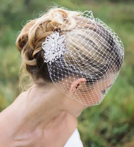 birdcage veil bridesboutik