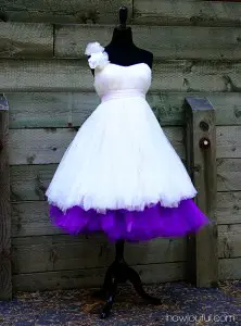 causal purple wedding dress inspiration