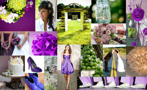 causal purple wedding inspiration