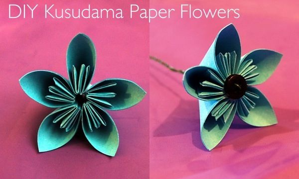 diy kusudama flowers