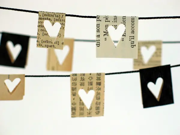 library book bunting