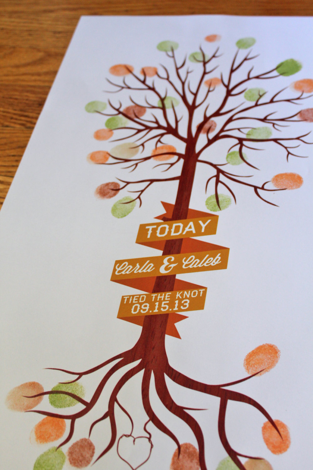 Fingerprint Trees & Inkpads MidSouth Bride