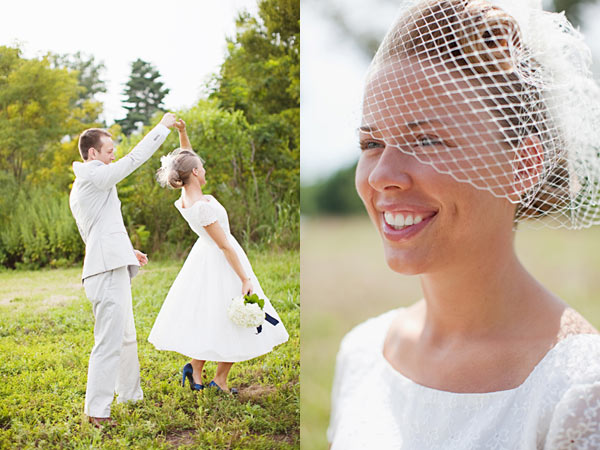 tennessee wedding birdcage veil