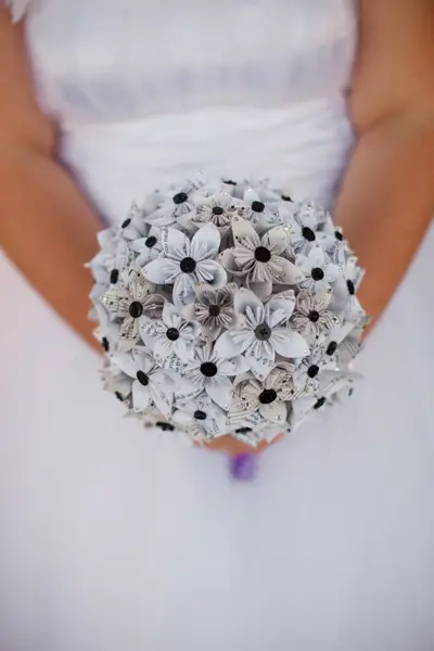 paper wedding flower bouquet