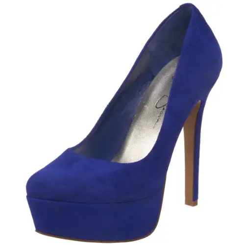 blue suede shoes - Jessica Simpson Women's Waleo Platform Pump