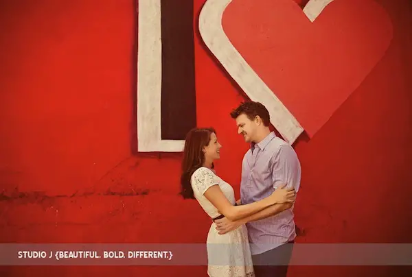 memphis engagement photo ideas - i love memphis mural