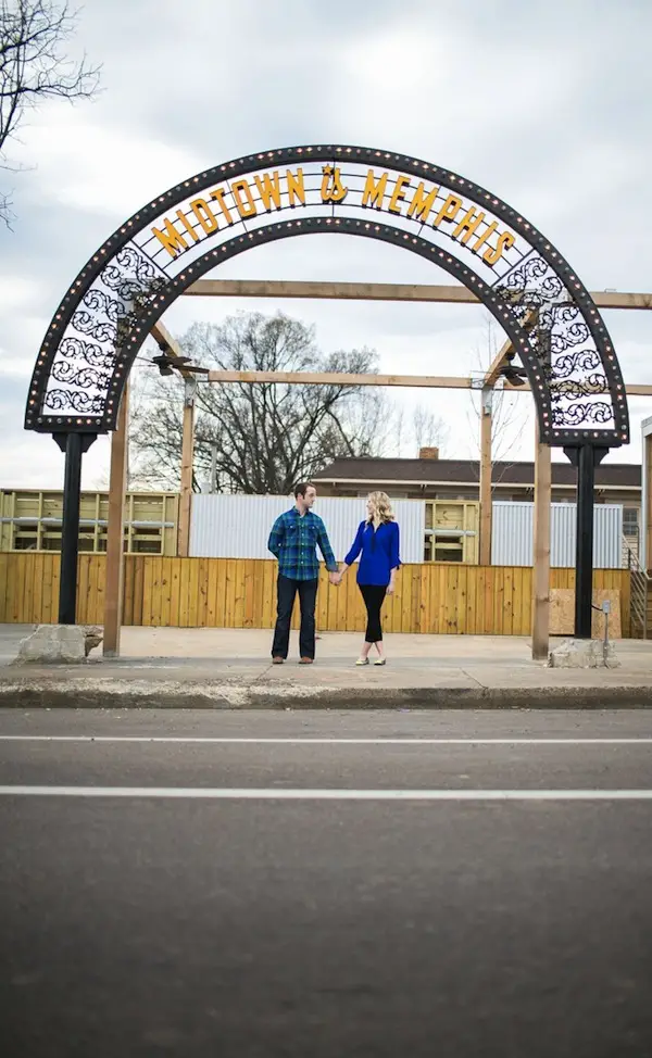 memphis engagement photo ideas - midtown is memphis