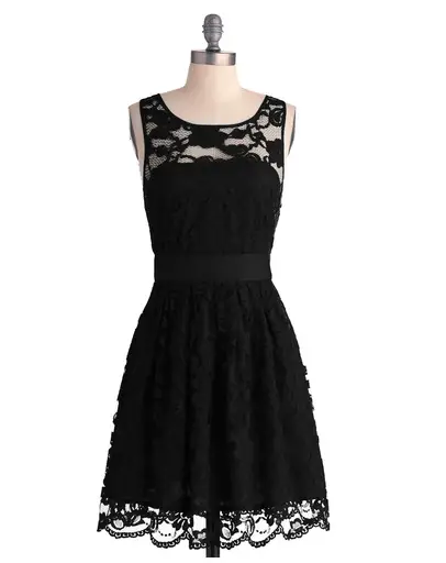 modcloth bridesmaid dress - when night comes dress in noir