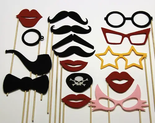 wedding photobooth prop ideas - fun stick props