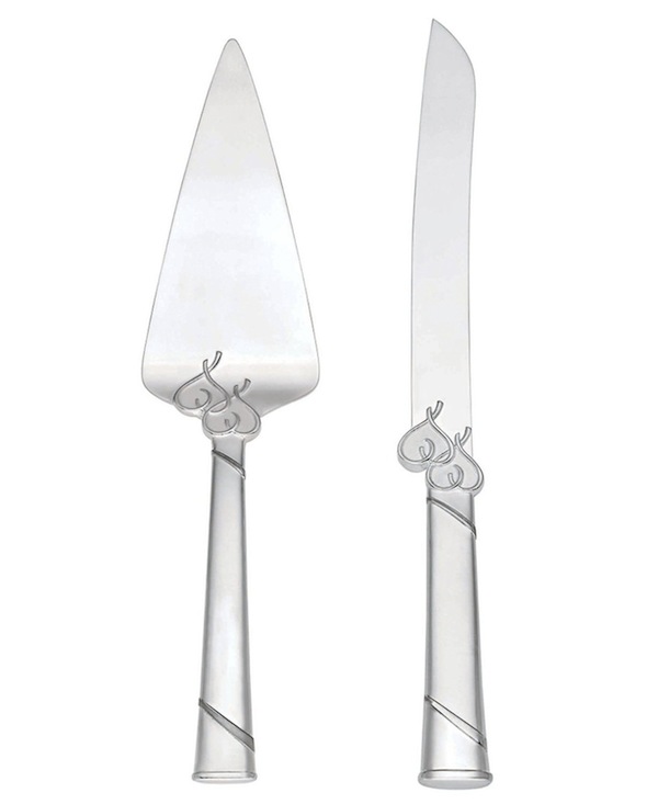 Lenox True Love 2-Piece Wedding cake and knife server set