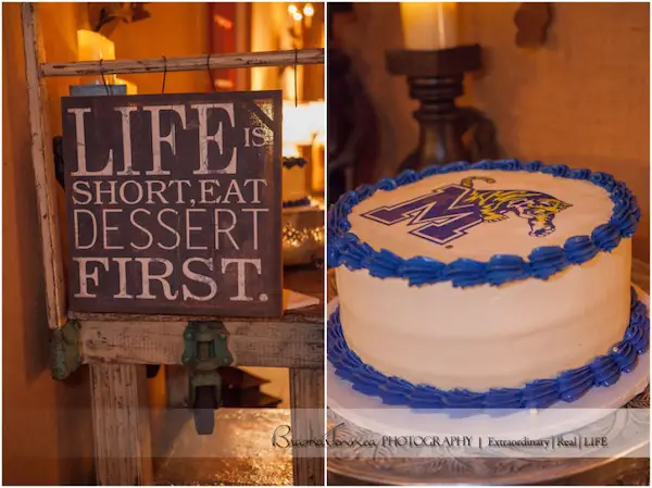 Memphis Tigers wedding cake