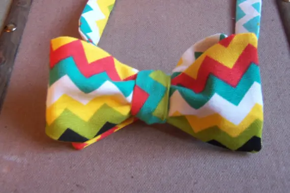 laugh out loud chevron bow tie