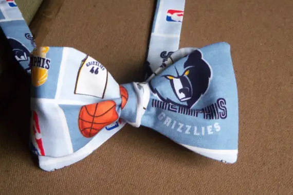 memphis grizzlies bow tie