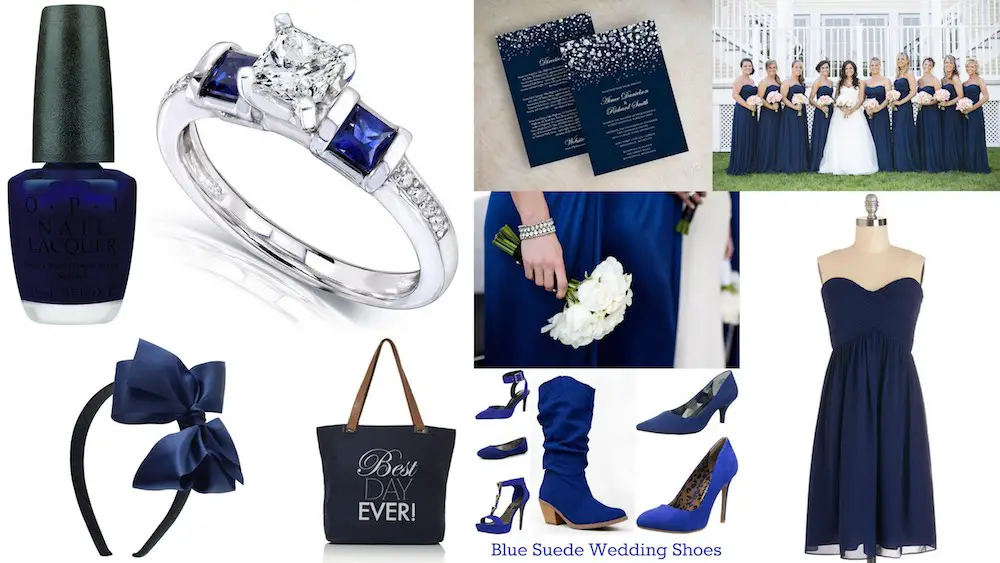 navy blue wedding inspiration board - mid-south bride midsouthbride.com