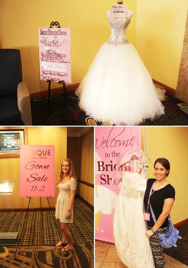 memphis pink bridal show wedding gown sale
