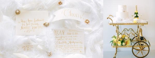 memphis wedding invitation calligraphy by natalie chang - photo Annabella Charles