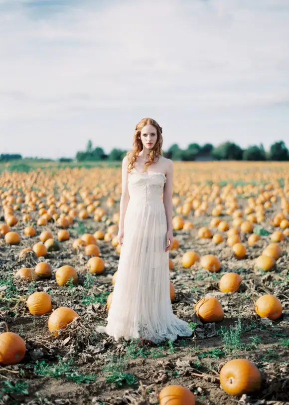 wedding inspiration pumpkin patch fall wedding