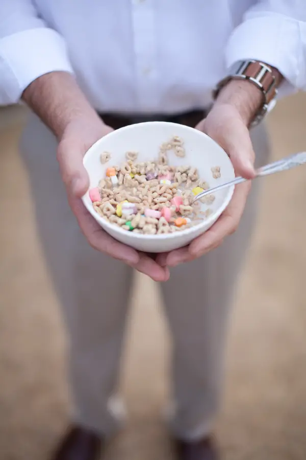 cereal bar - morning wedding inspiration