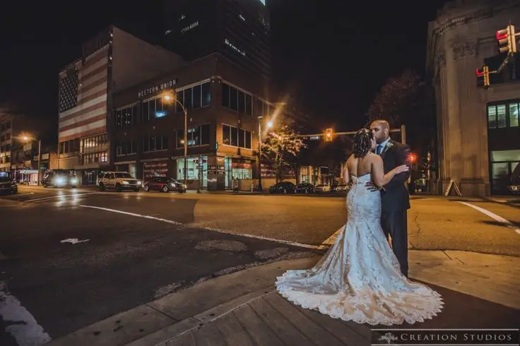 downtown memphis wedding - photo by creation studios