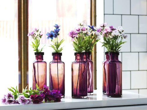 ikea wedding ideas - decorative vases for flowers