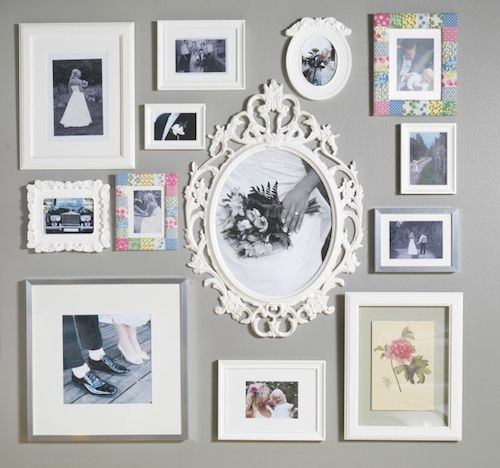 ikea wedding ideas - frame your wedding memories