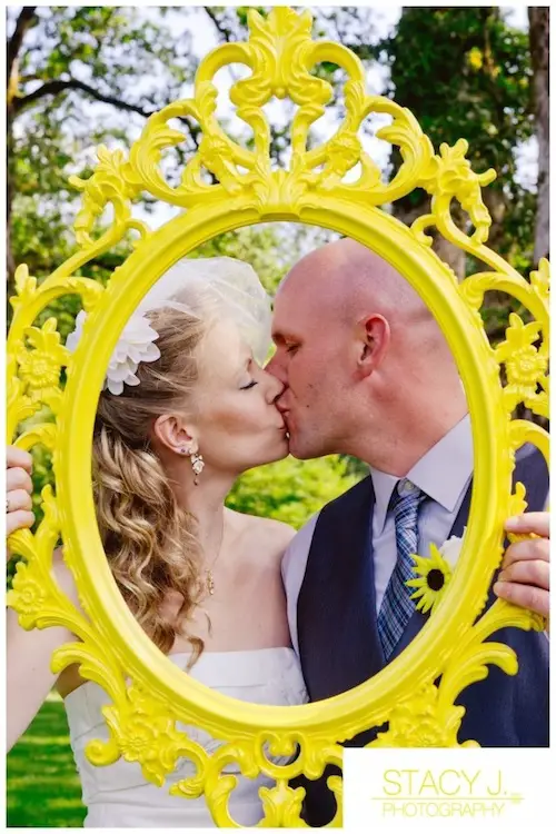 ikea wedding inspiration photobooth prop