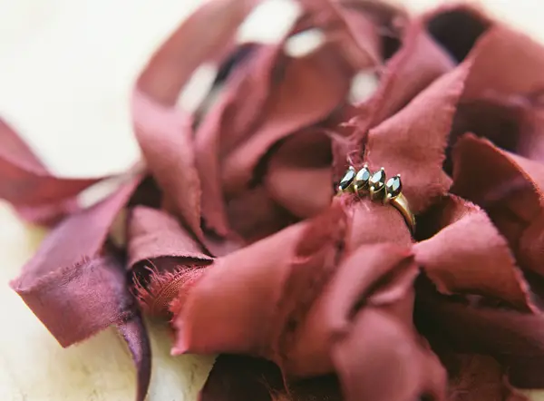 marsala silk wedding ribbon - marsala garnet wedding ideas