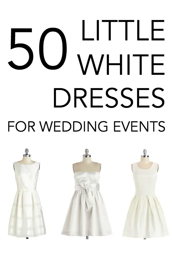 white event dresses