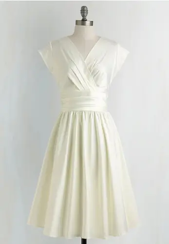 love you ivory day dress for bridal events