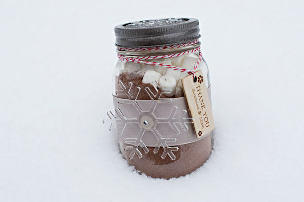 snowy wedding inspiration - winter wedding favors - OrangeGirlPhotographs