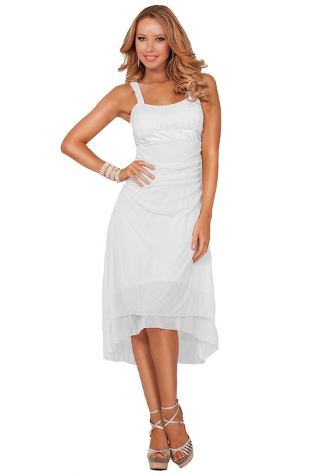 little white dress - Hot From Hollywood Women's Sleeveless Bridesmaids Cocktail Dress