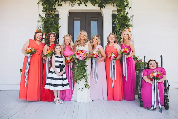 Kate Spade Inspired Tennessee Wedding Wedding Party 3 - photo by Teale Photography - midsouthbride.com