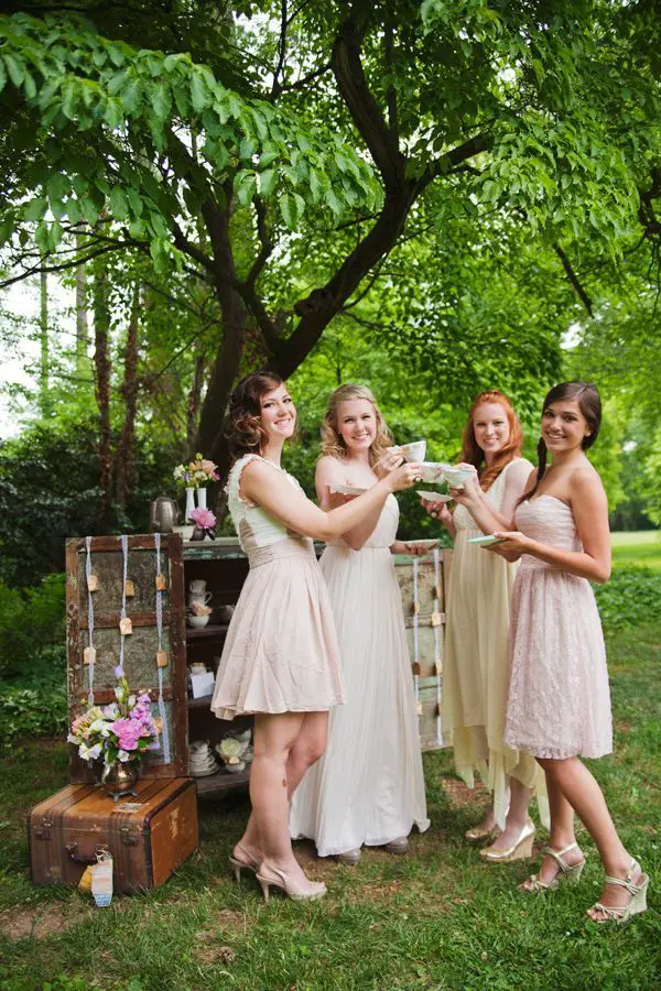 bridal shower tea party dress