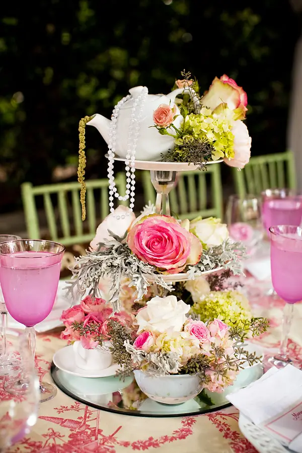garden tea party bridal shower - Genevieve Leiper Photography