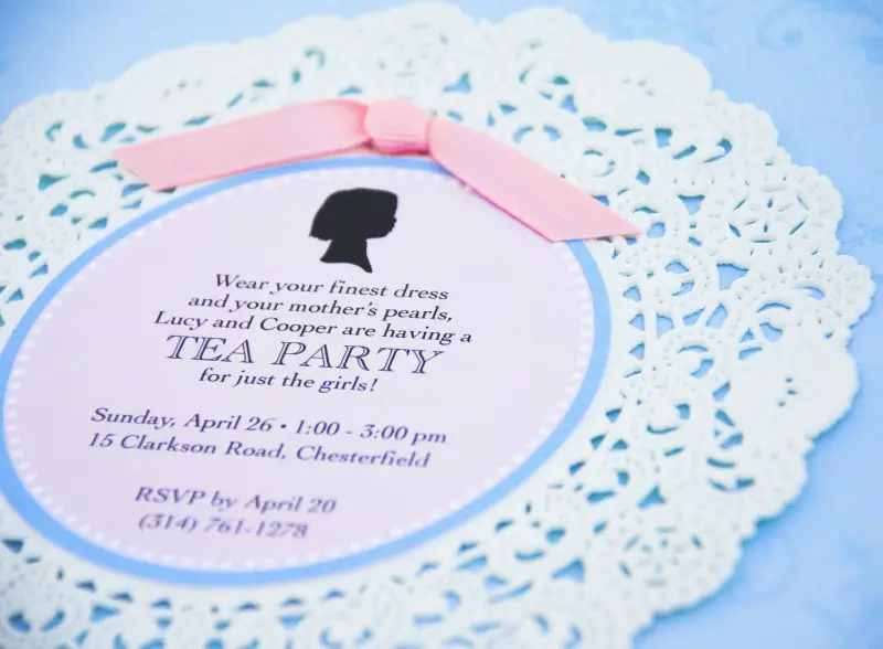 tea party bridal shower invitation by Serendipity Beyond Design - midsouthbride.com