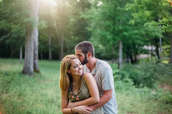 Carson and Ryan Tennessee Forest Engagment 17 - photo by Healthy Faulkner Photography - midsouthbride.com