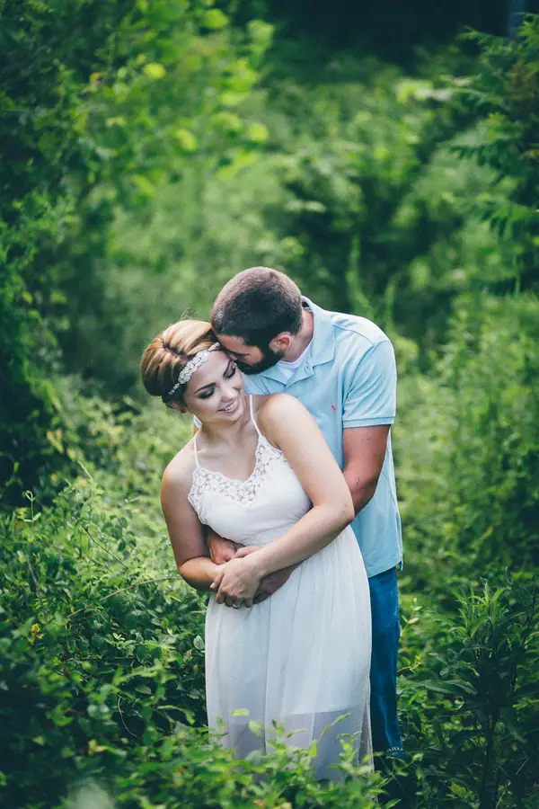 Carson and Ryan Tennessee Forest Engagment 3 - photo by Healthy Faulkner Photography - midsouthbride.com