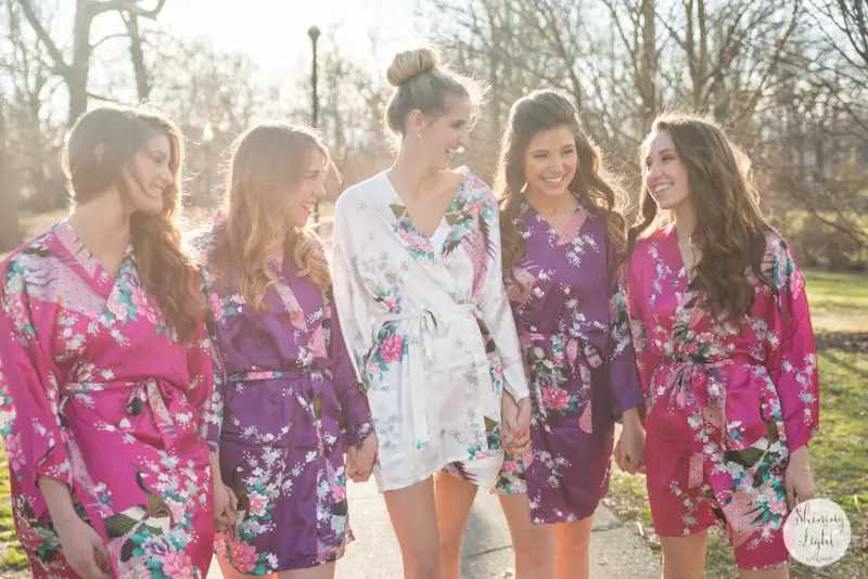 bridal party robes for bridesmaids from Bridal Bliss Cotoure
