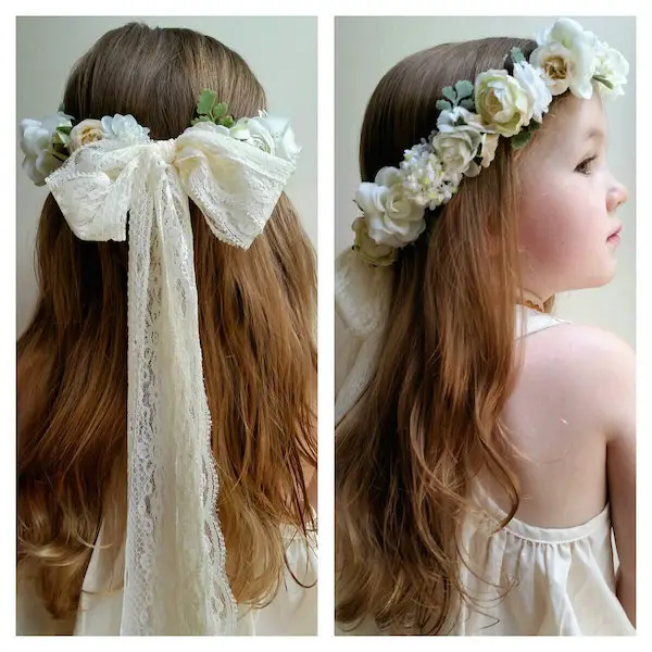 flower  crown for flower girl - midsouthbride.com