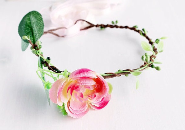 flower crown for flower girls by HandyCrafts - midsouthbride.com